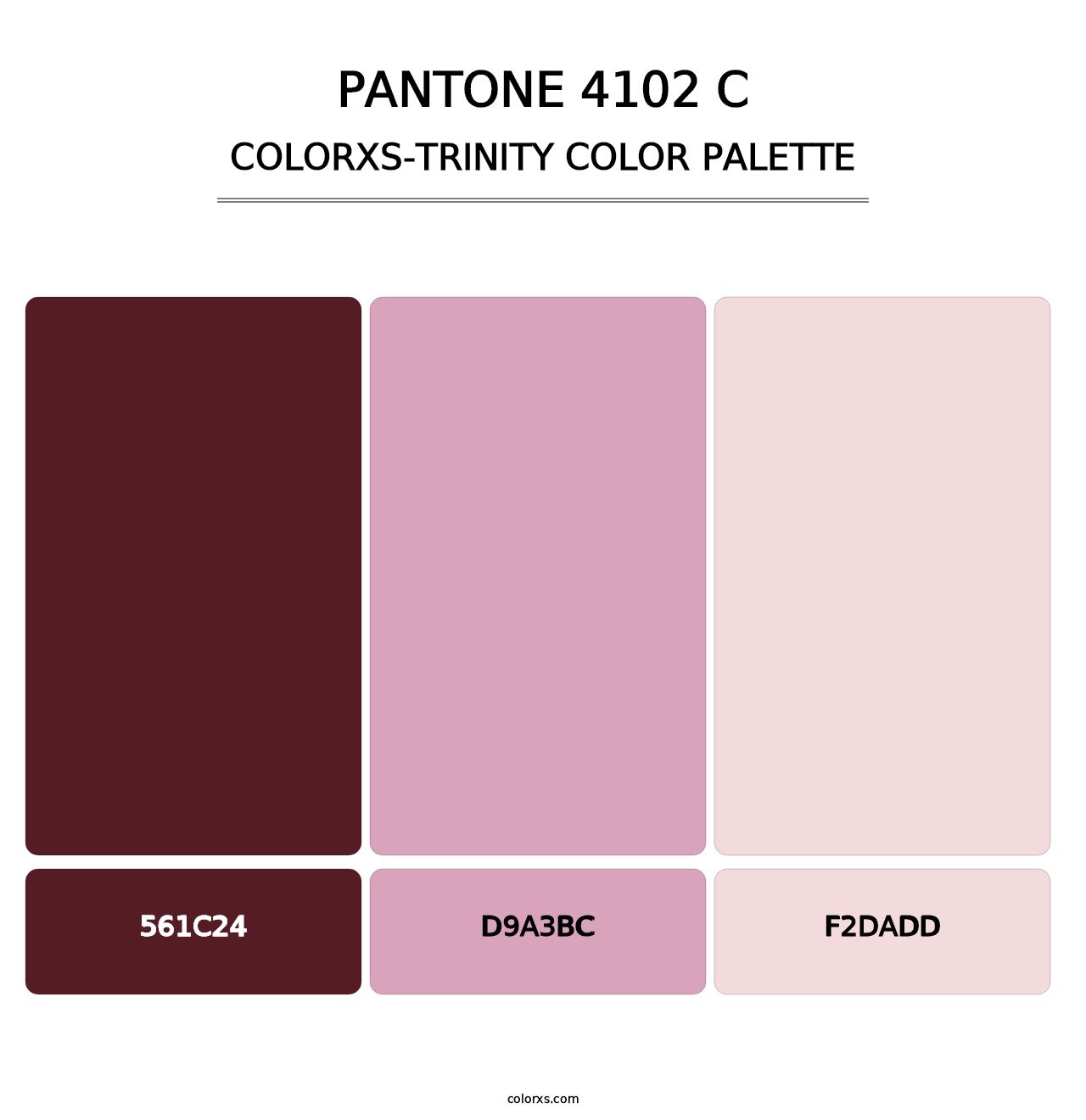 PANTONE 4102 C - Colorxs Trinity Palette