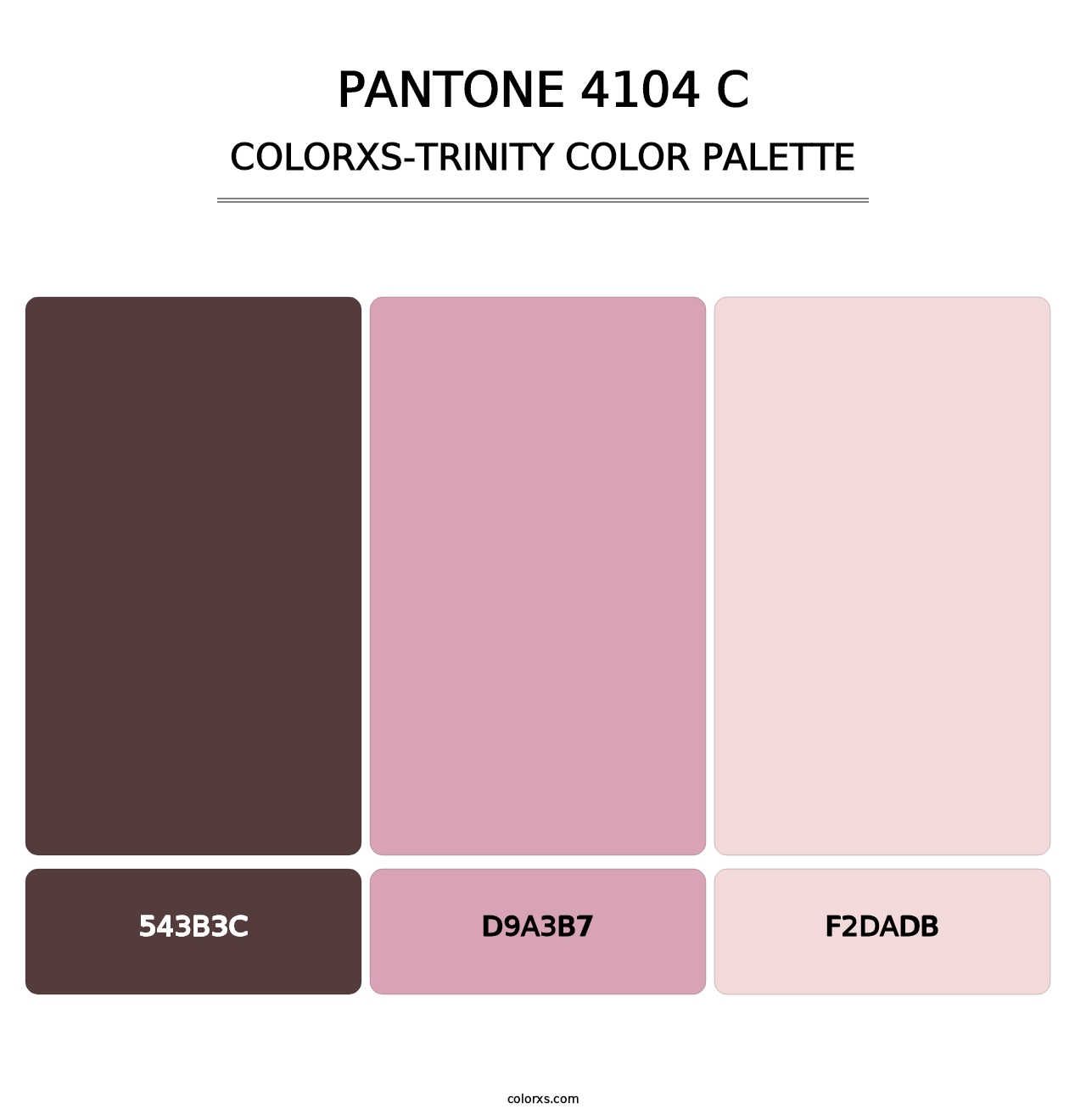 PANTONE 4104 C - Colorxs Trinity Palette