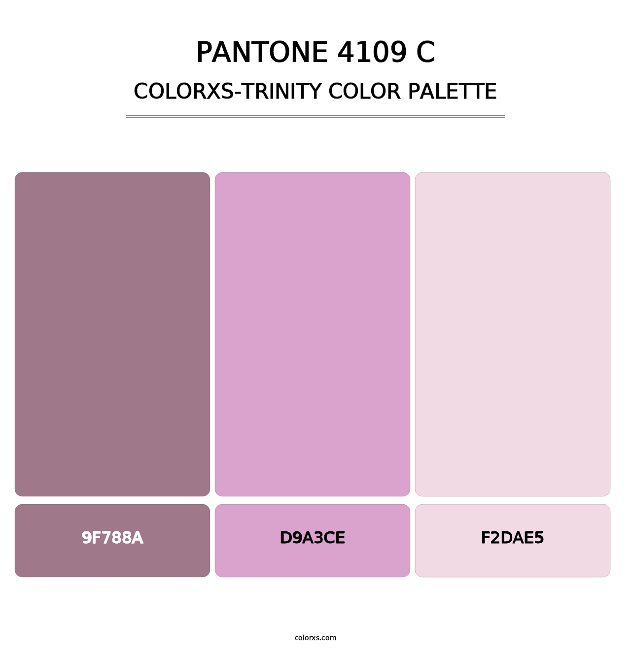 PANTONE 4109 C - Colorxs Trinity Palette