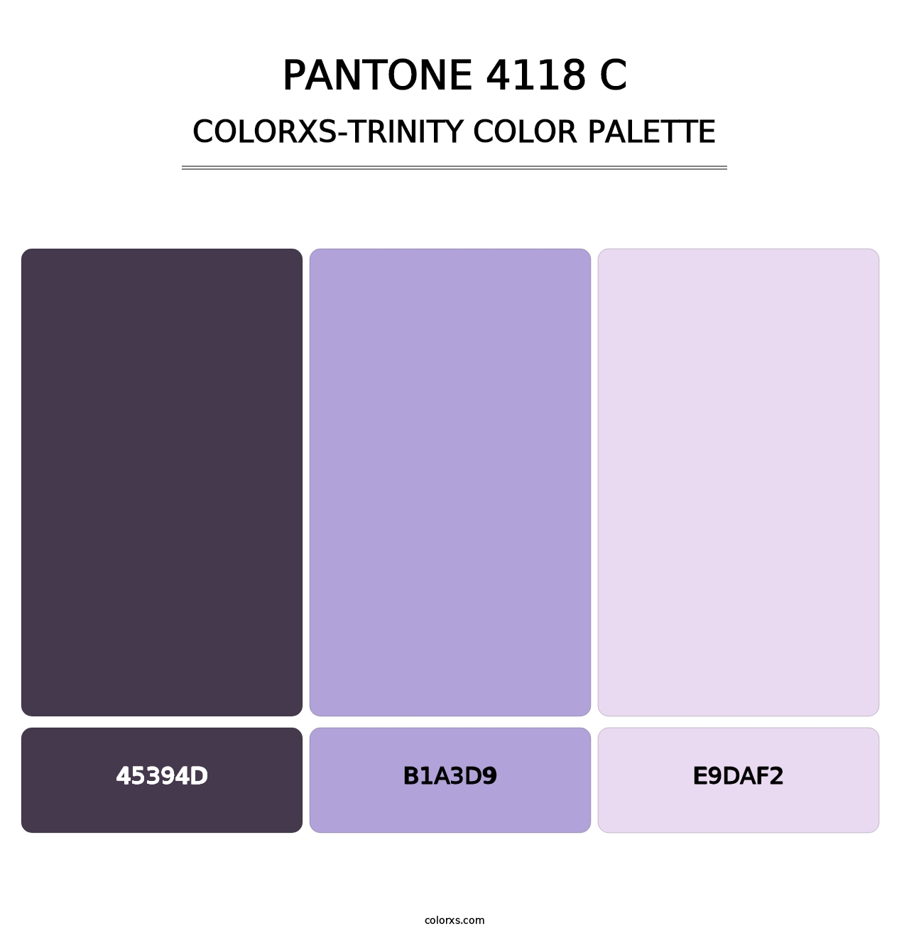 PANTONE 4118 C - Colorxs Trinity Palette