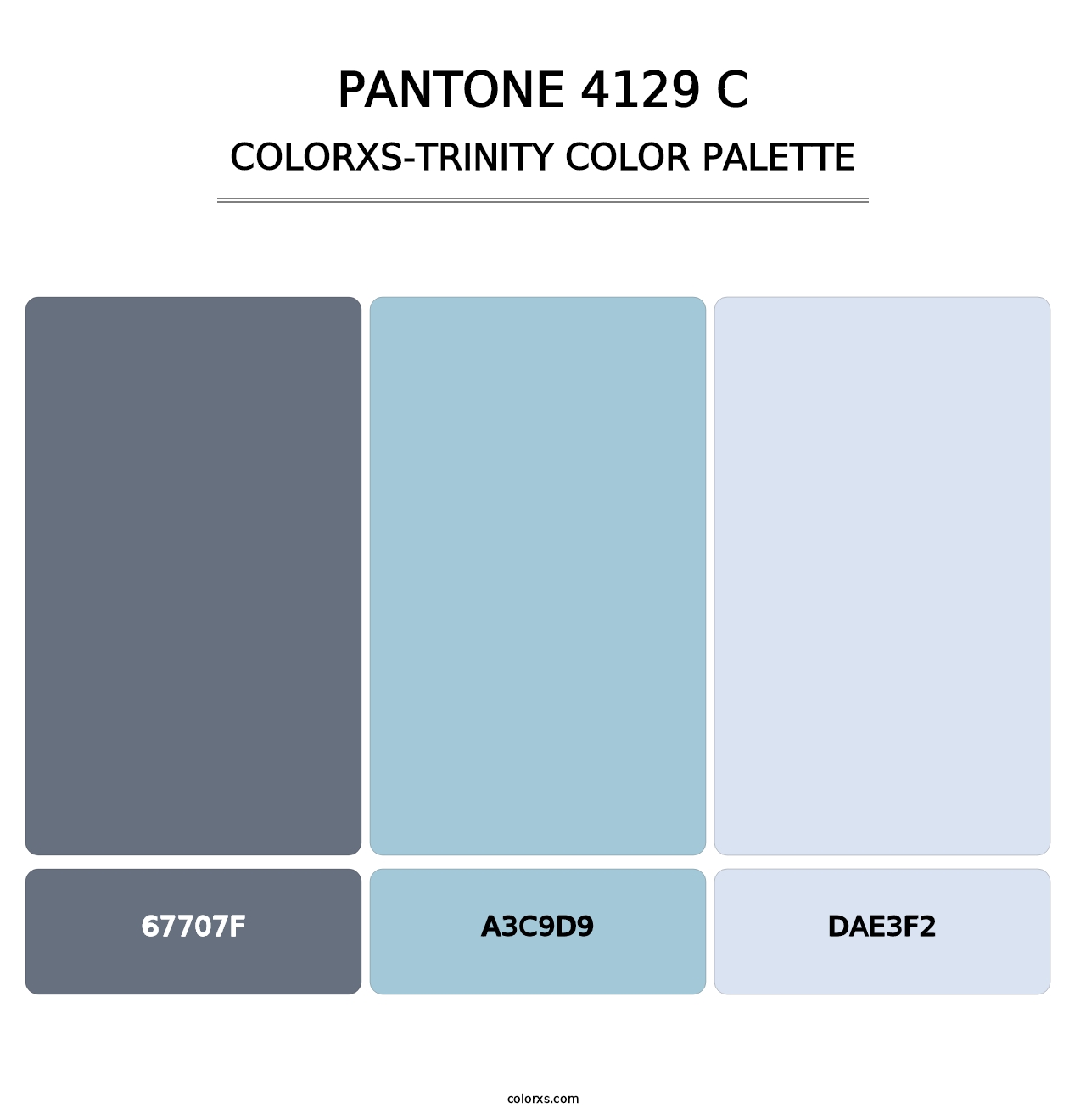 PANTONE 4129 C - Colorxs Trinity Palette