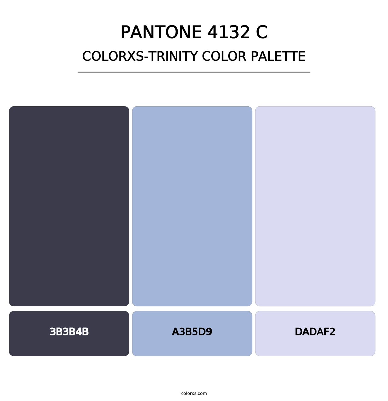 PANTONE 4132 C - Colorxs Trinity Palette