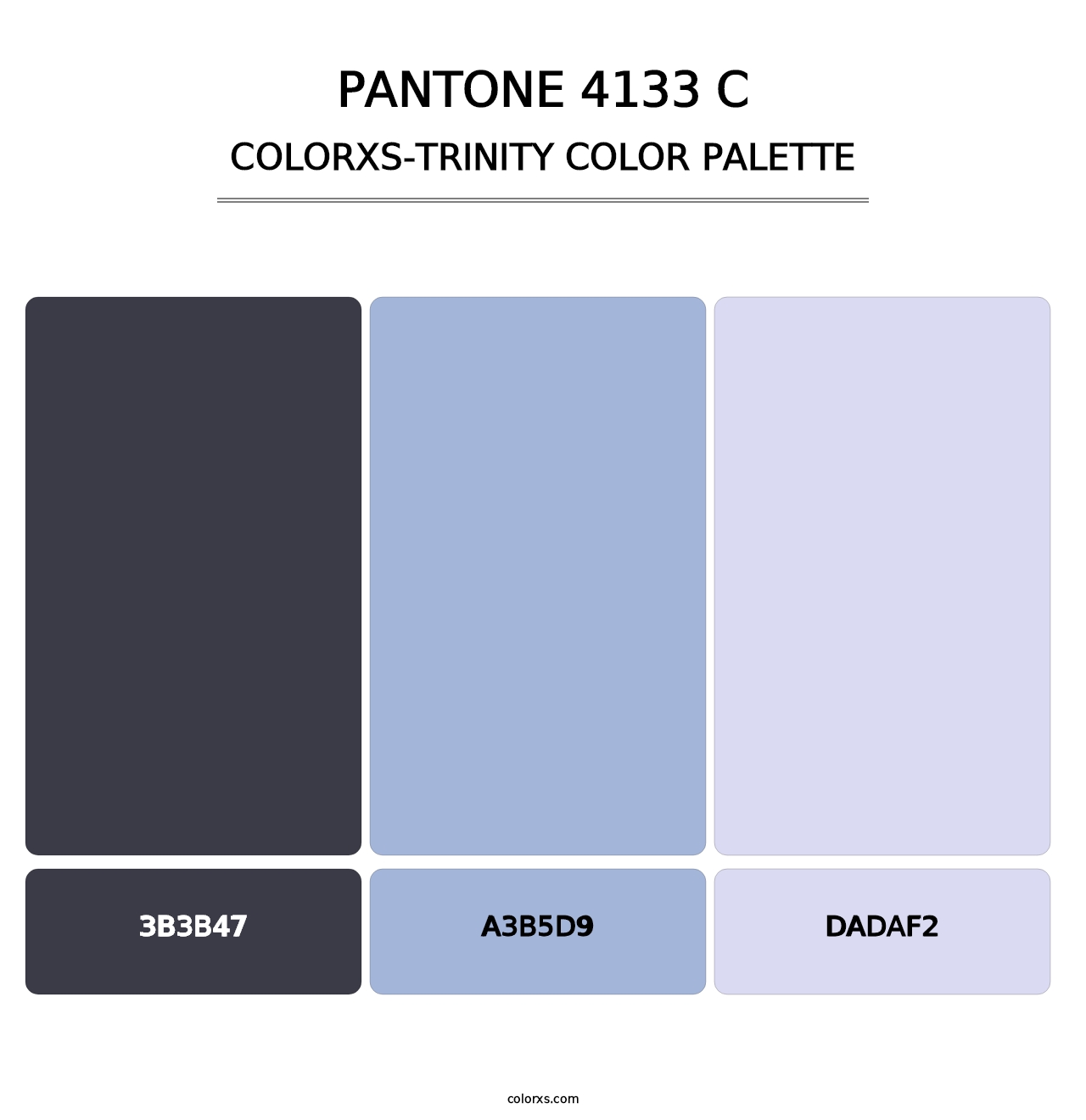PANTONE 4133 C - Colorxs Trinity Palette
