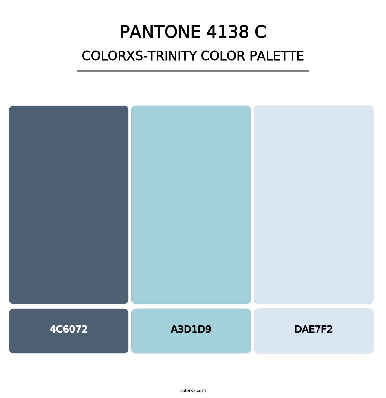 PANTONE 4138 C - Colorxs Trinity Palette