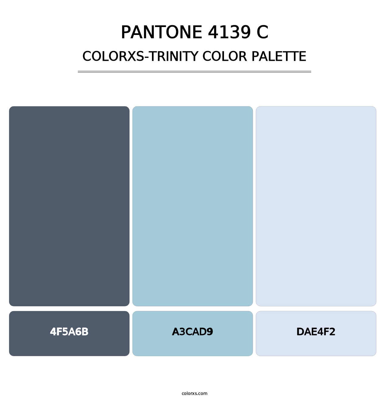 PANTONE 4139 C - Colorxs Trinity Palette