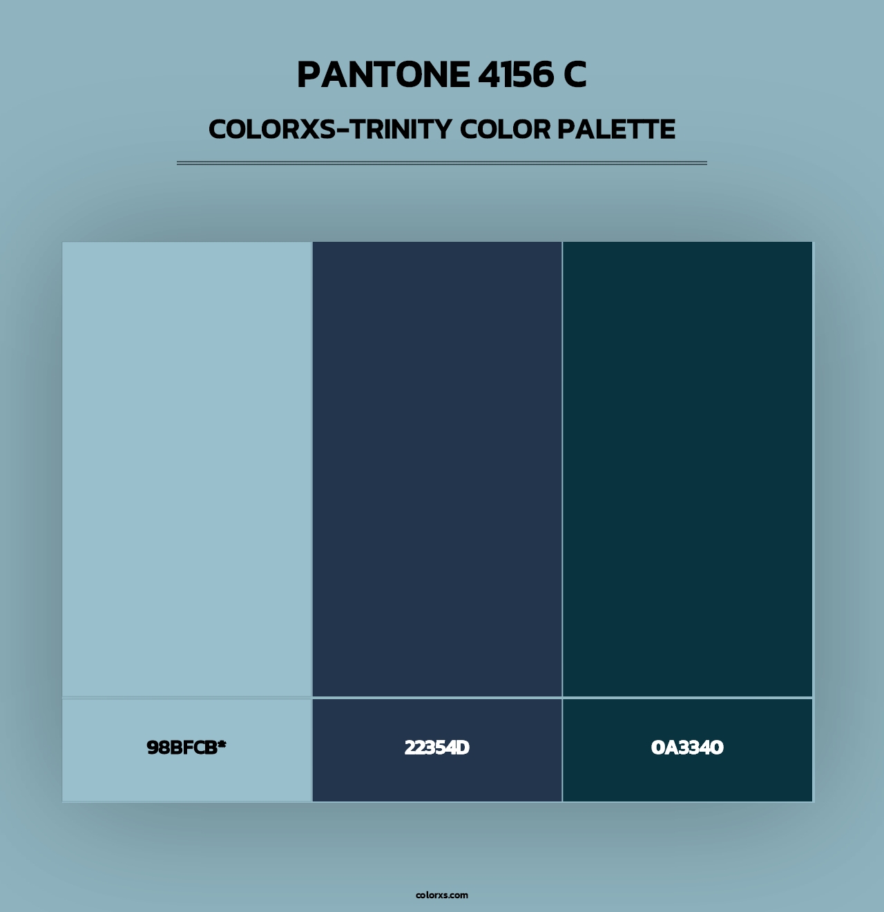 PANTONE 4156 C - Colorxs Trinity Palette