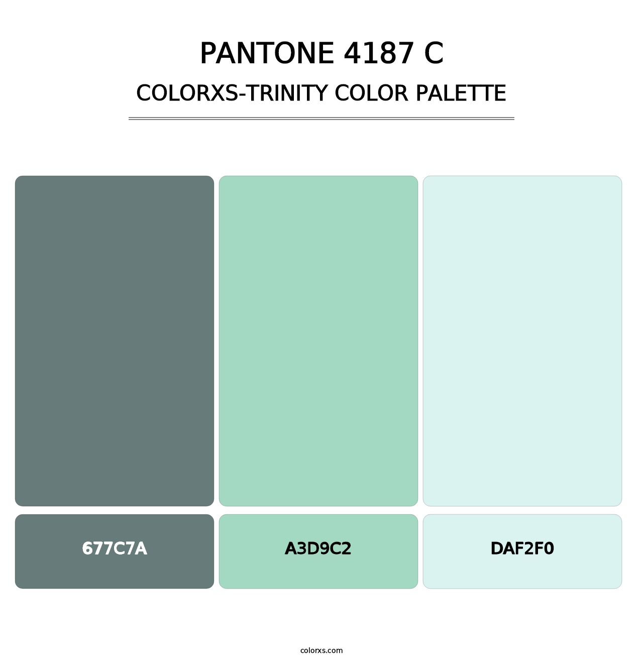 PANTONE 4187 C - Colorxs Trinity Palette