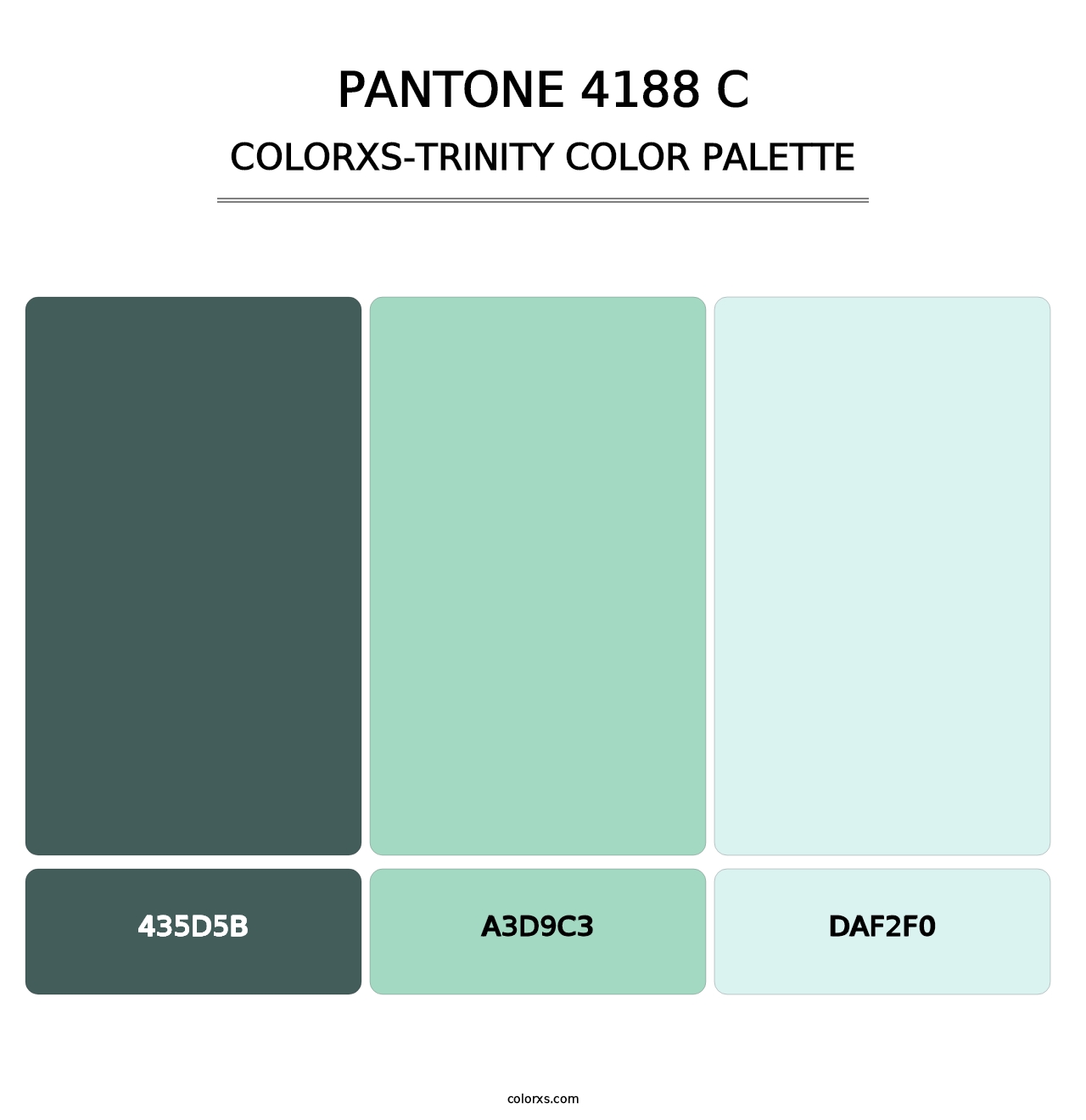 PANTONE 4188 C - Colorxs Trinity Palette