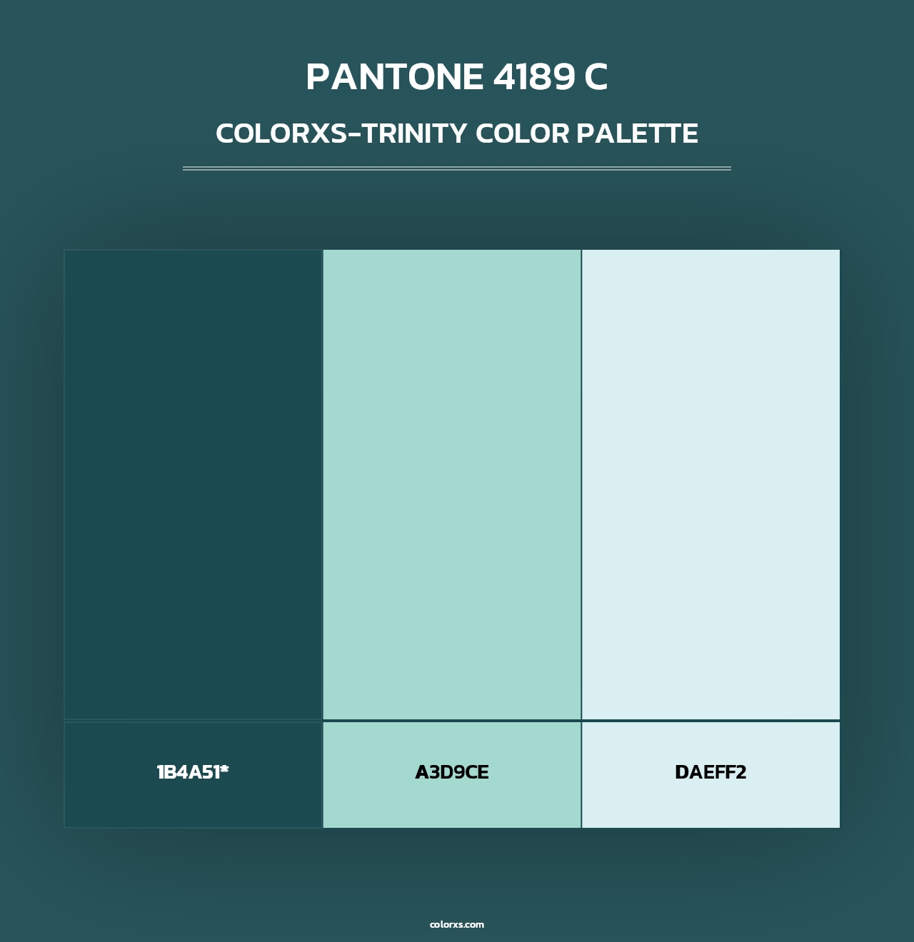 PANTONE 4189 C - Colorxs Trinity Palette