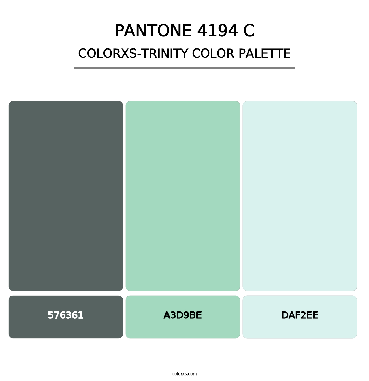 PANTONE 4194 C - Colorxs Trinity Palette