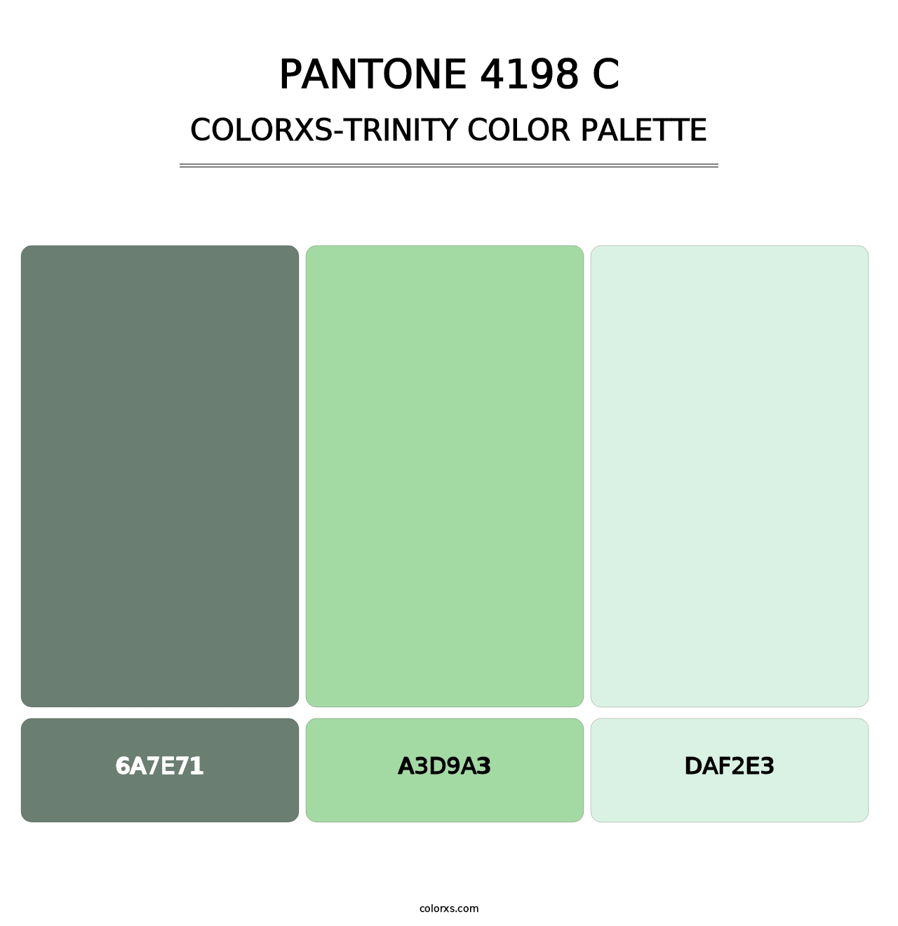 PANTONE 4198 C - Colorxs Trinity Palette