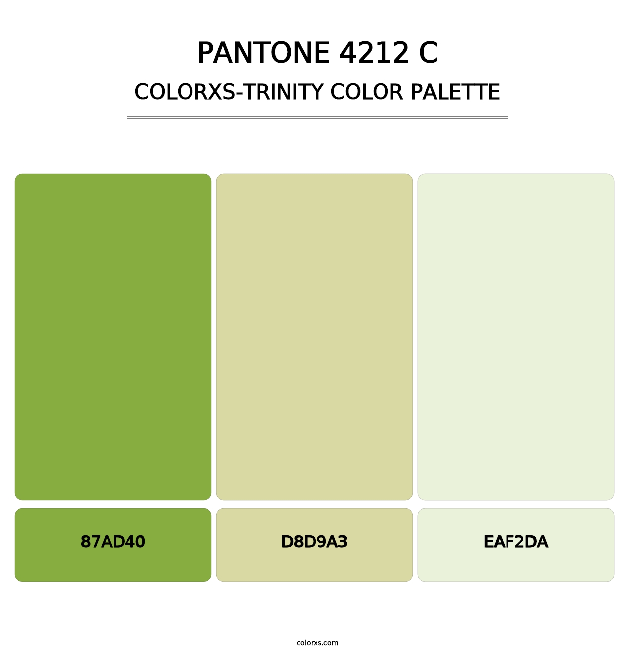 PANTONE 4212 C - Colorxs Trinity Palette