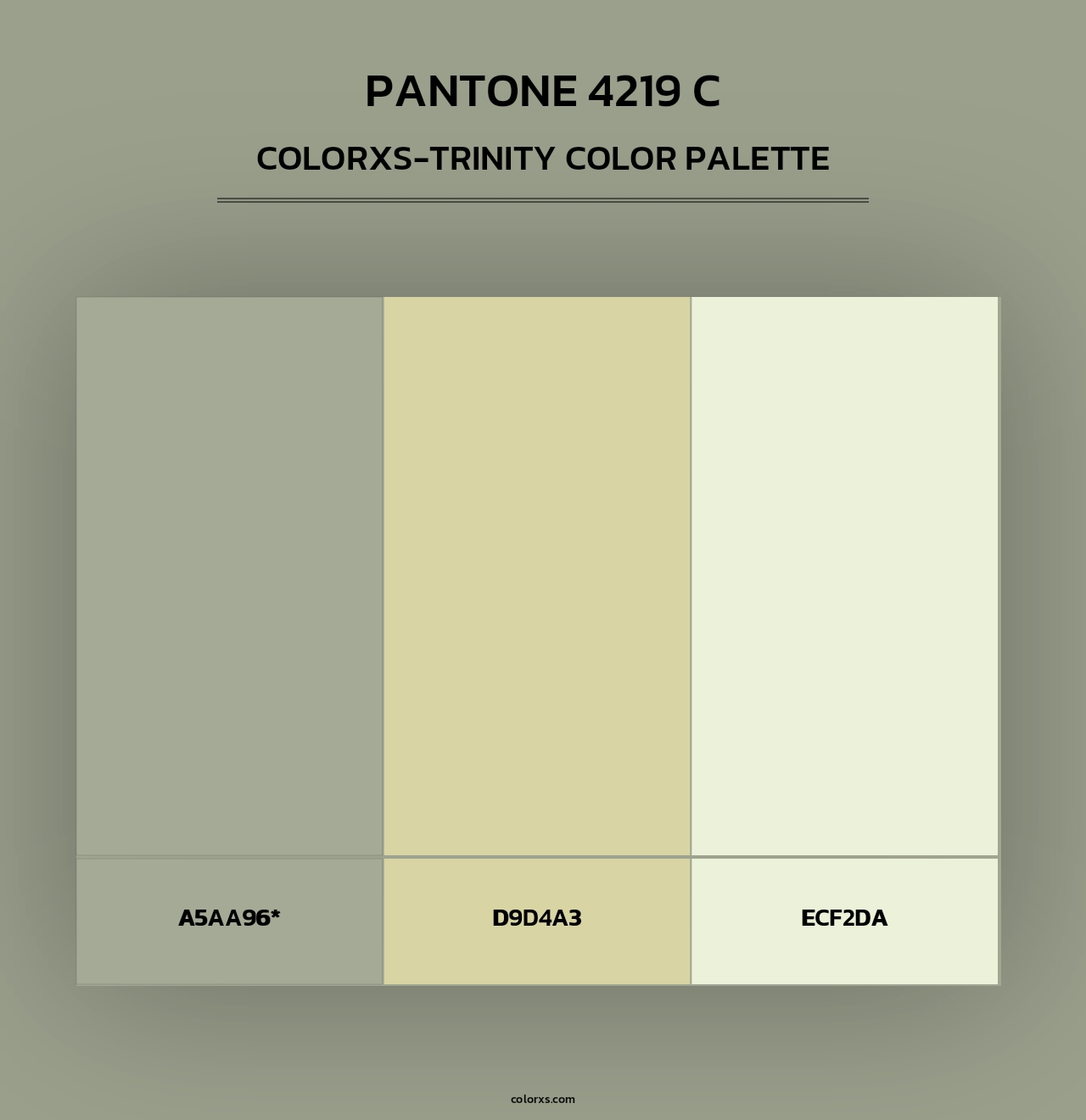 PANTONE 4219 C - Colorxs Trinity Palette