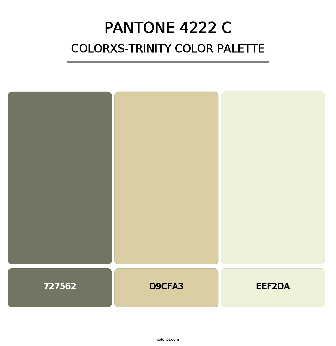 PANTONE 4222 C - Colorxs Trinity Palette