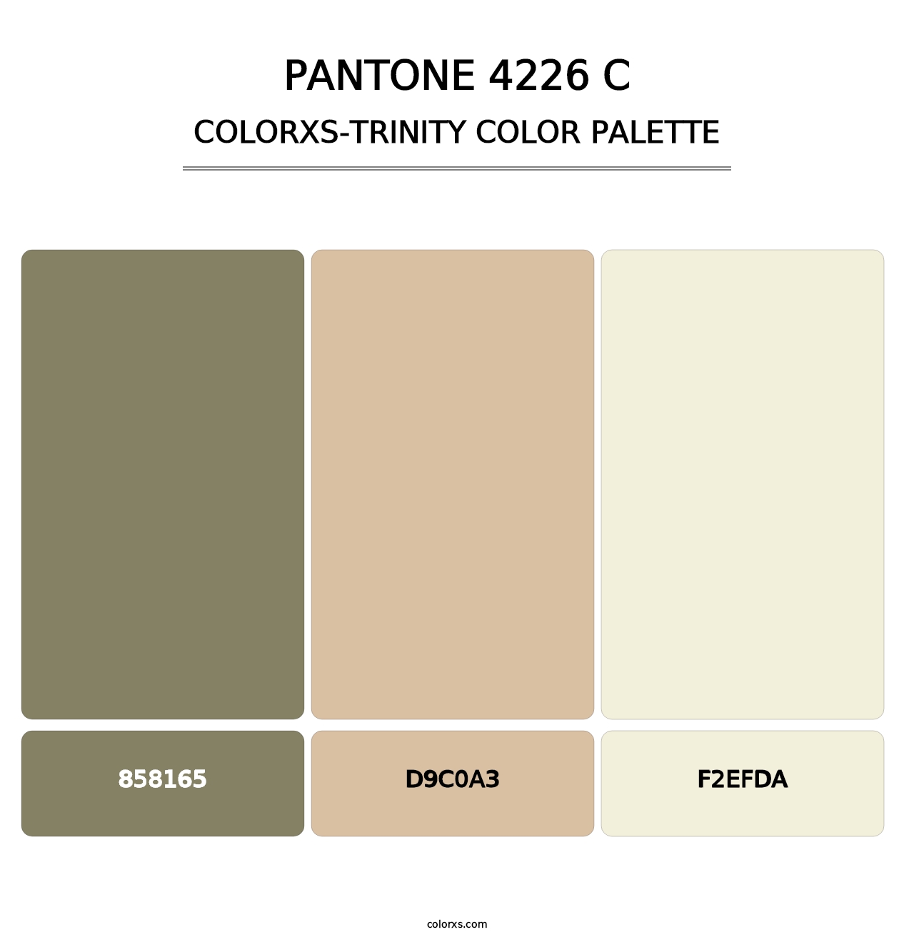 PANTONE 4226 C - Colorxs Trinity Palette
