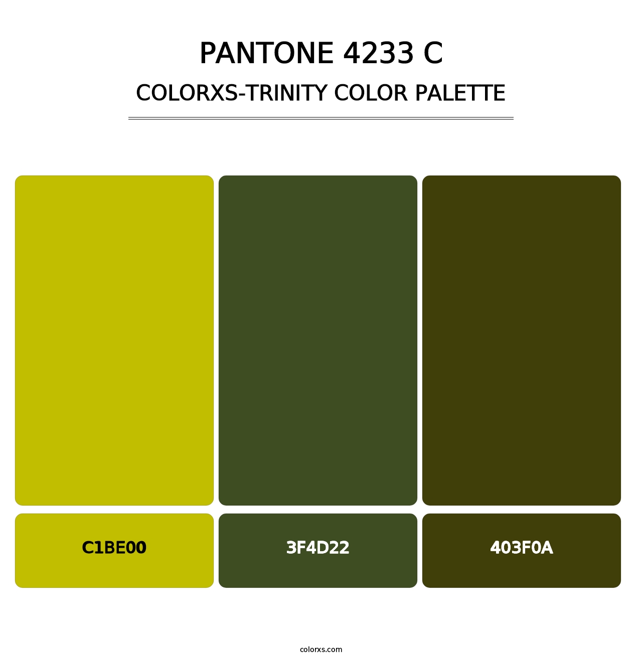 PANTONE 4233 C - Colorxs Trinity Palette