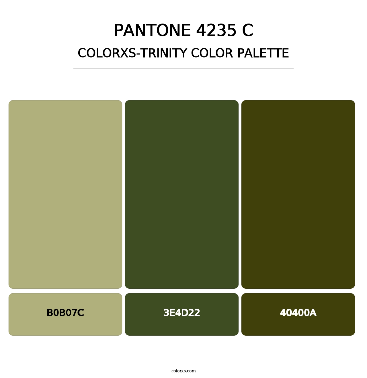 PANTONE 4235 C - Colorxs Trinity Palette