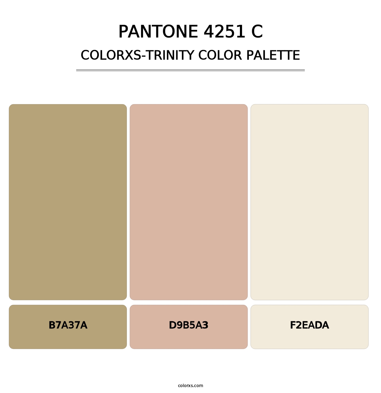PANTONE 4251 C - Colorxs Trinity Palette