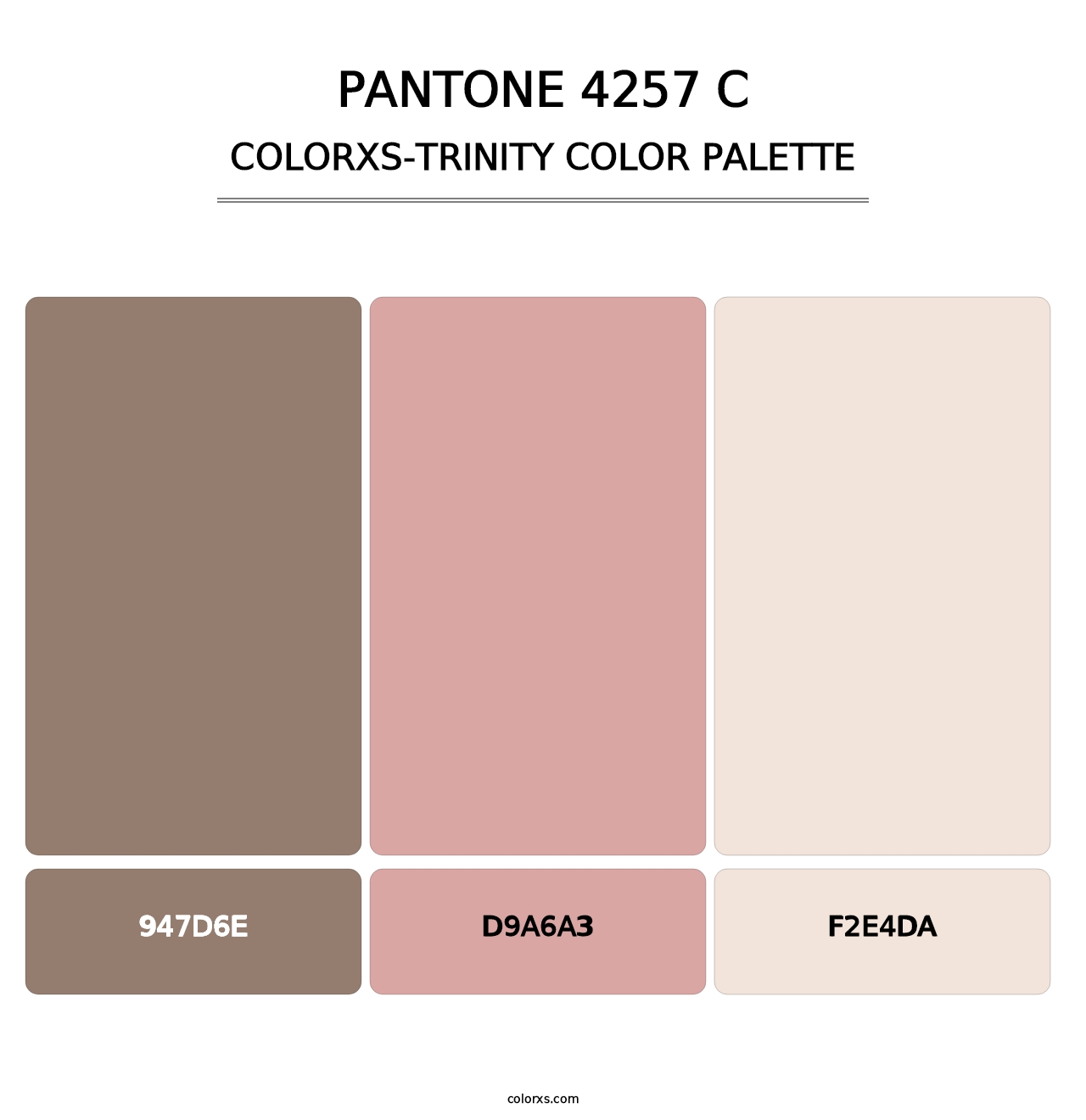 PANTONE 4257 C - Colorxs Trinity Palette