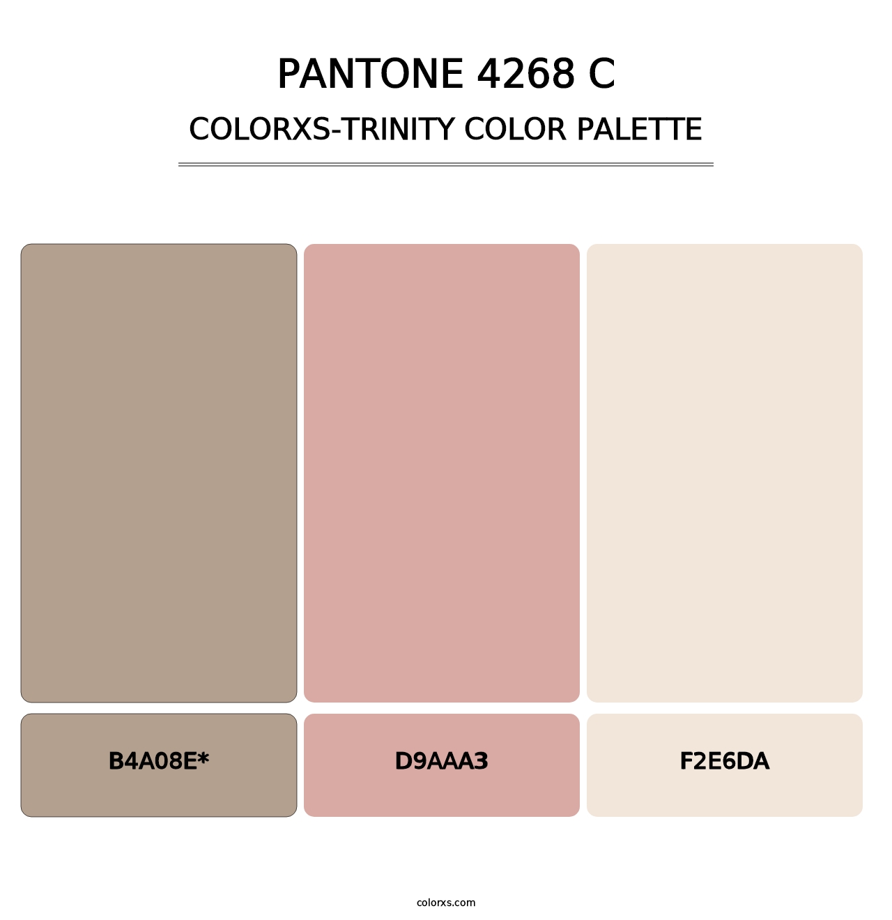 PANTONE 4268 C - Colorxs Trinity Palette