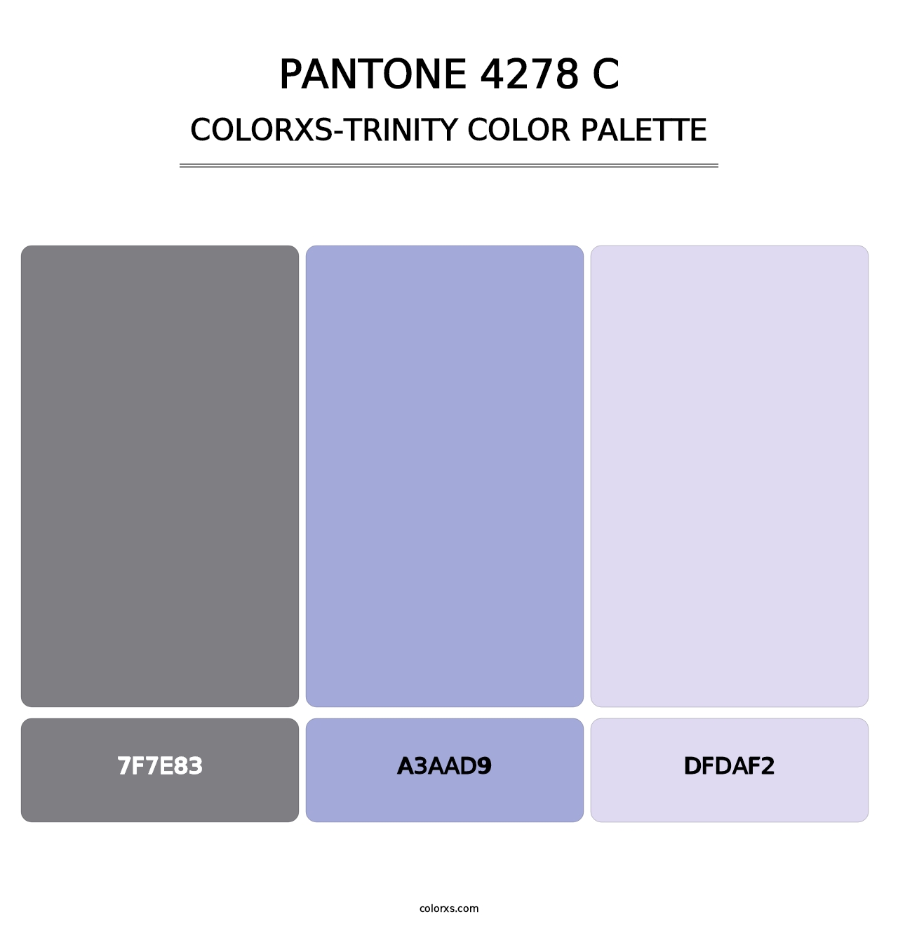 PANTONE 4278 C - Colorxs Trinity Palette