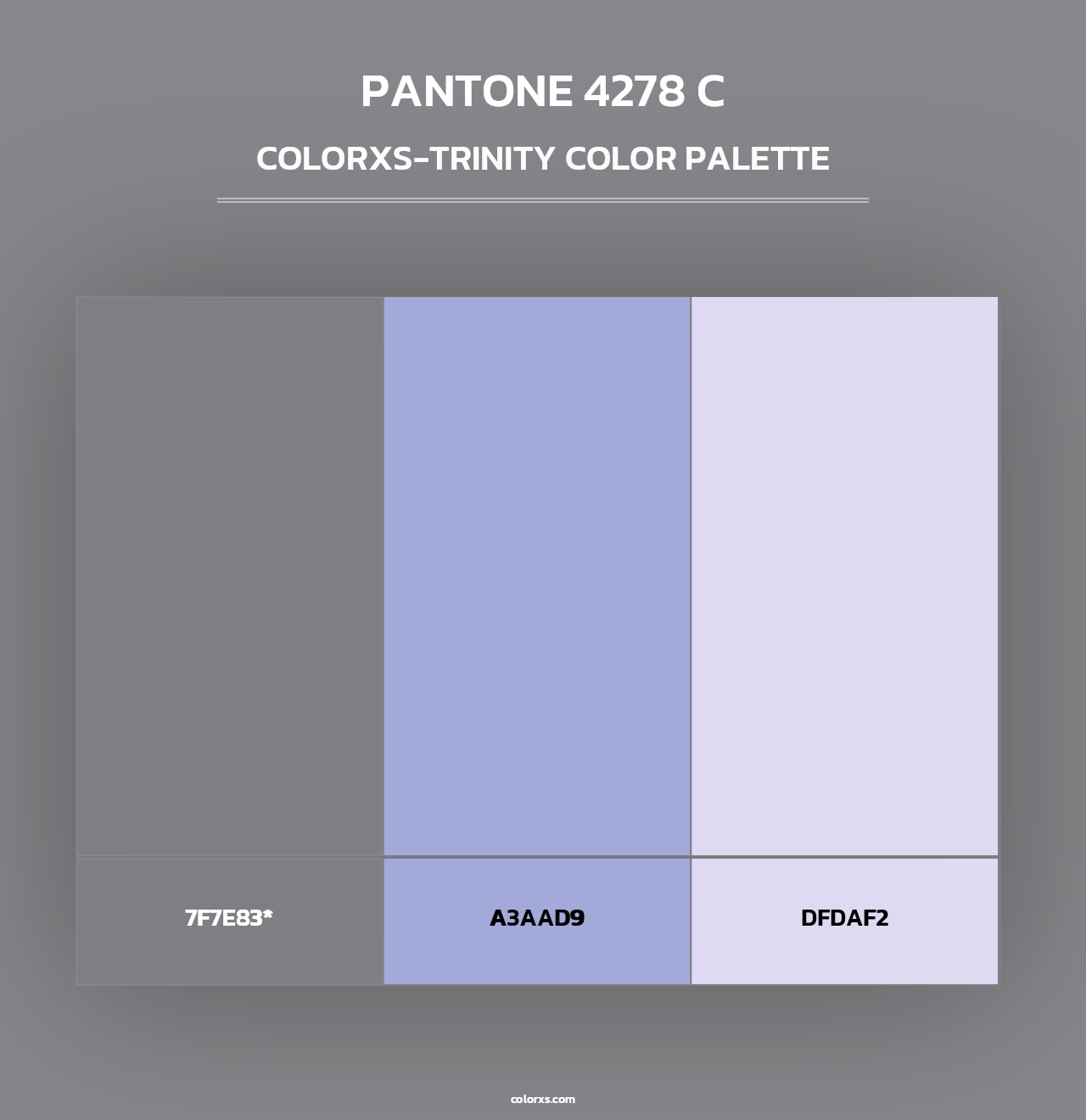 PANTONE 4278 C - Colorxs Trinity Palette