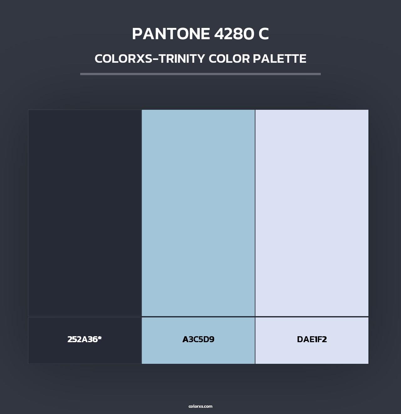 PANTONE 4280 C - Colorxs Trinity Palette