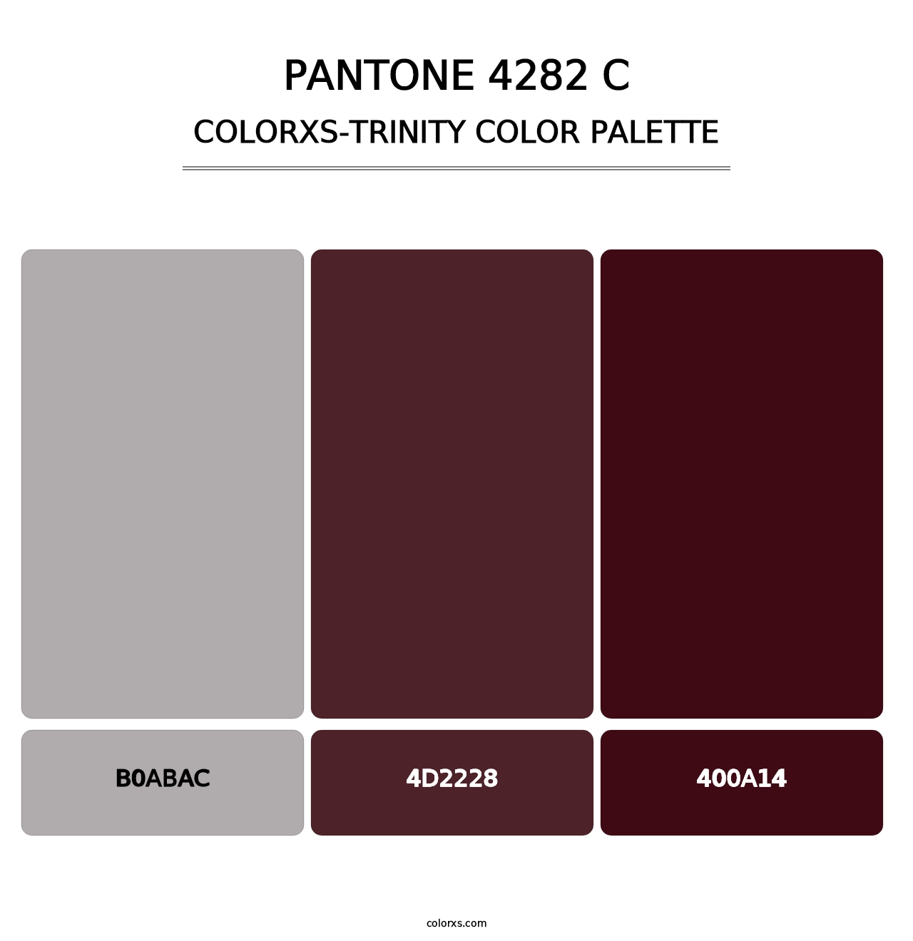 PANTONE 4282 C - Colorxs Trinity Palette