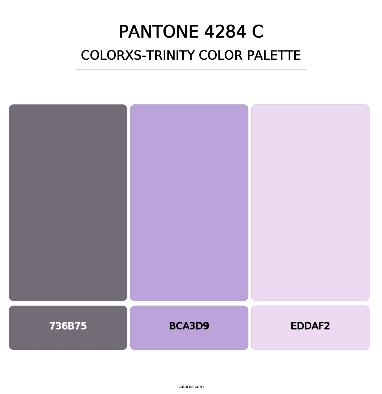 PANTONE 4284 C - Colorxs Trinity Palette