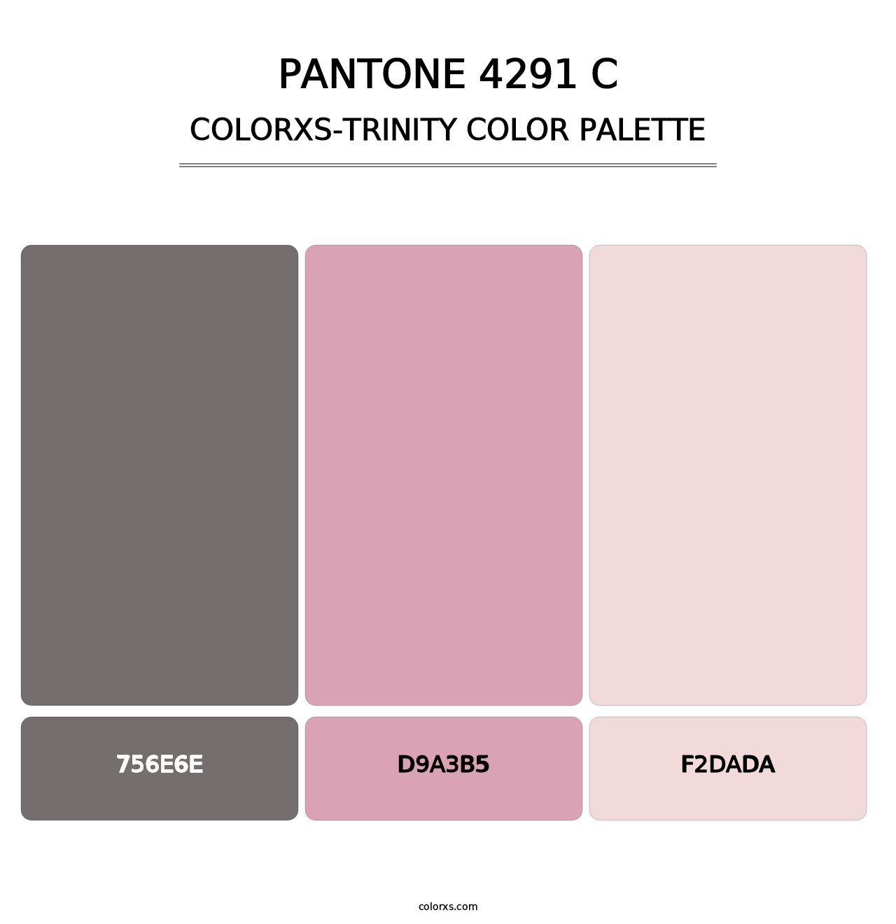 PANTONE 4291 C - Colorxs Trinity Palette