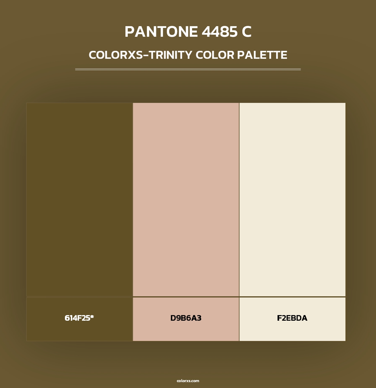 PANTONE 4485 C - Colorxs Trinity Palette