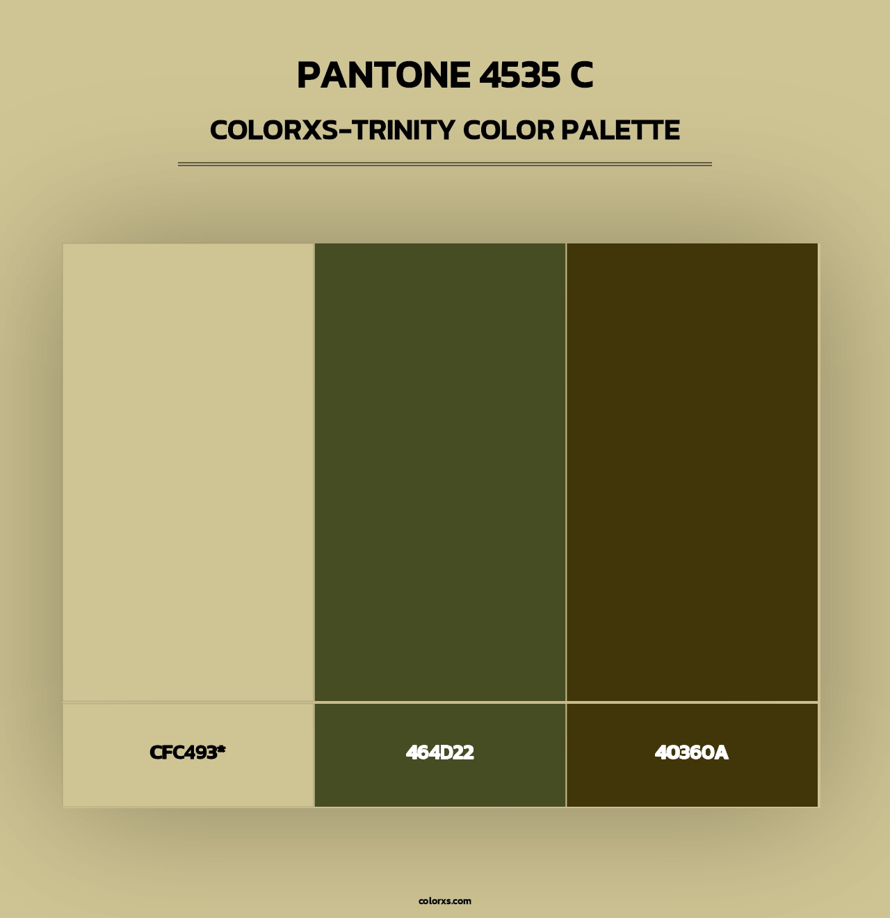 PANTONE 4535 C - Colorxs Trinity Palette