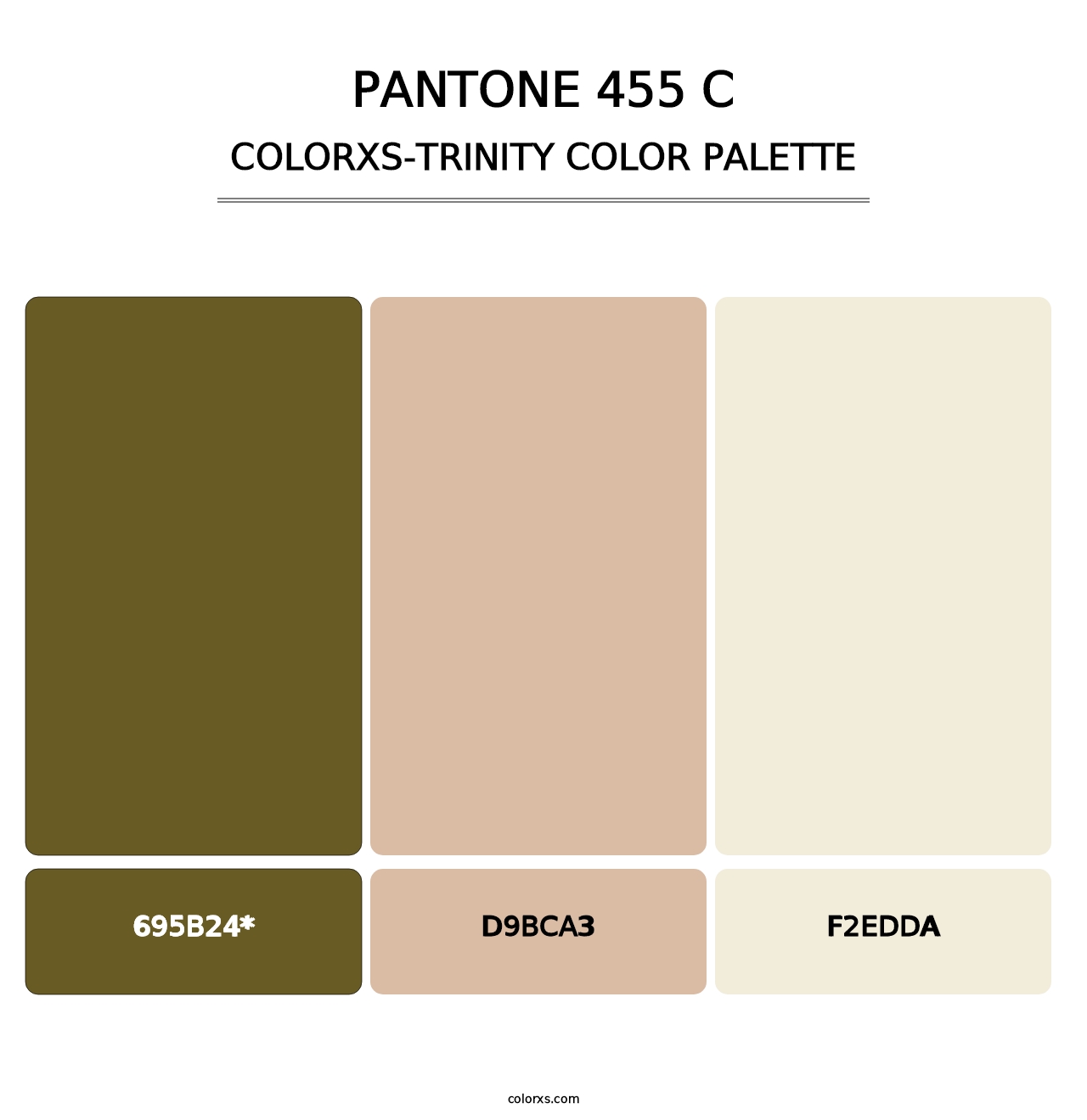 PANTONE 455 C - Colorxs Trinity Palette