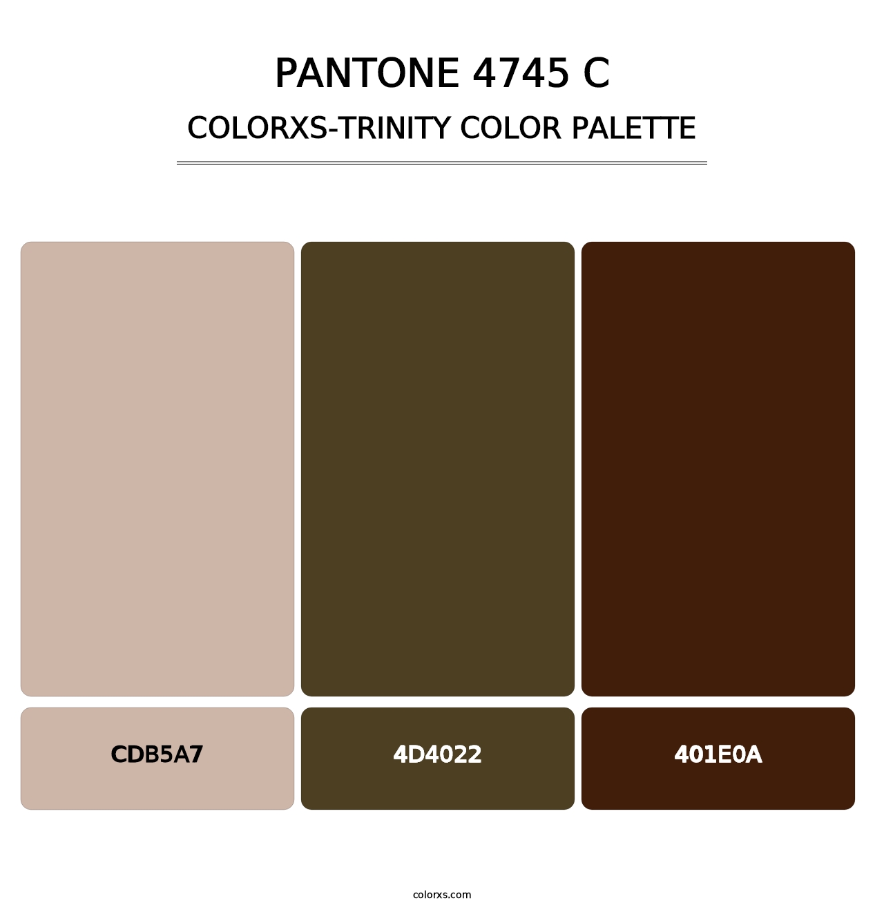PANTONE 4745 C - Colorxs Trinity Palette