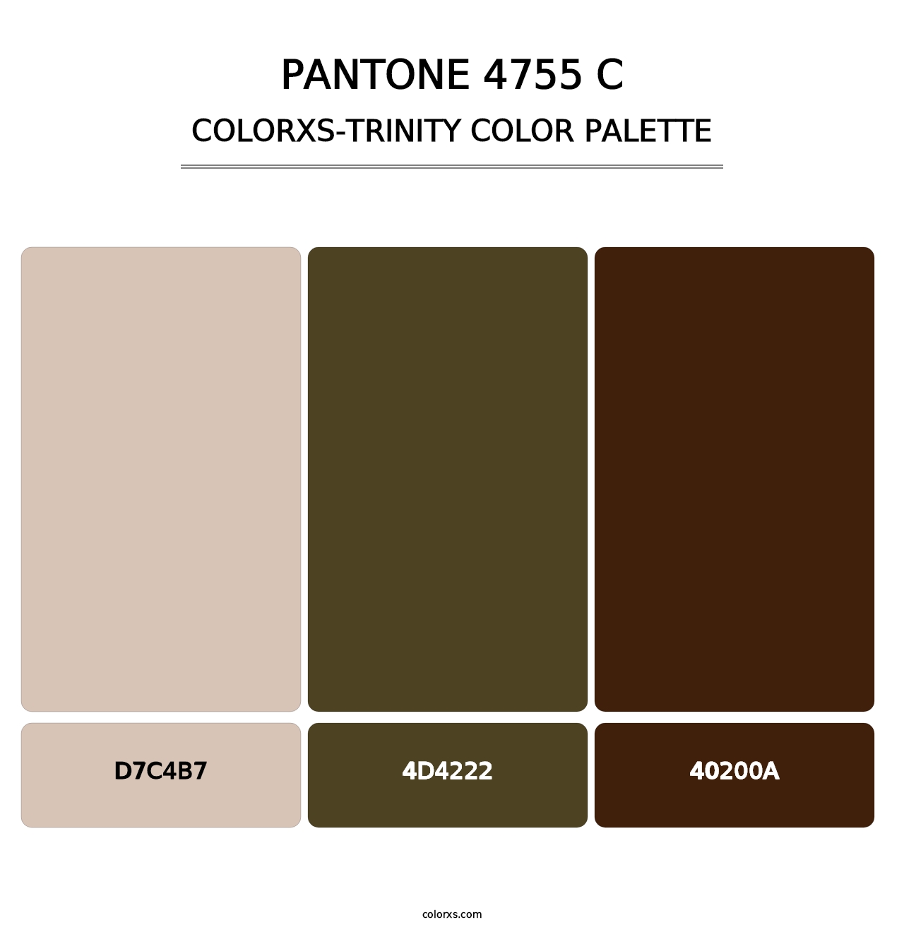 PANTONE 4755 C - Colorxs Trinity Palette