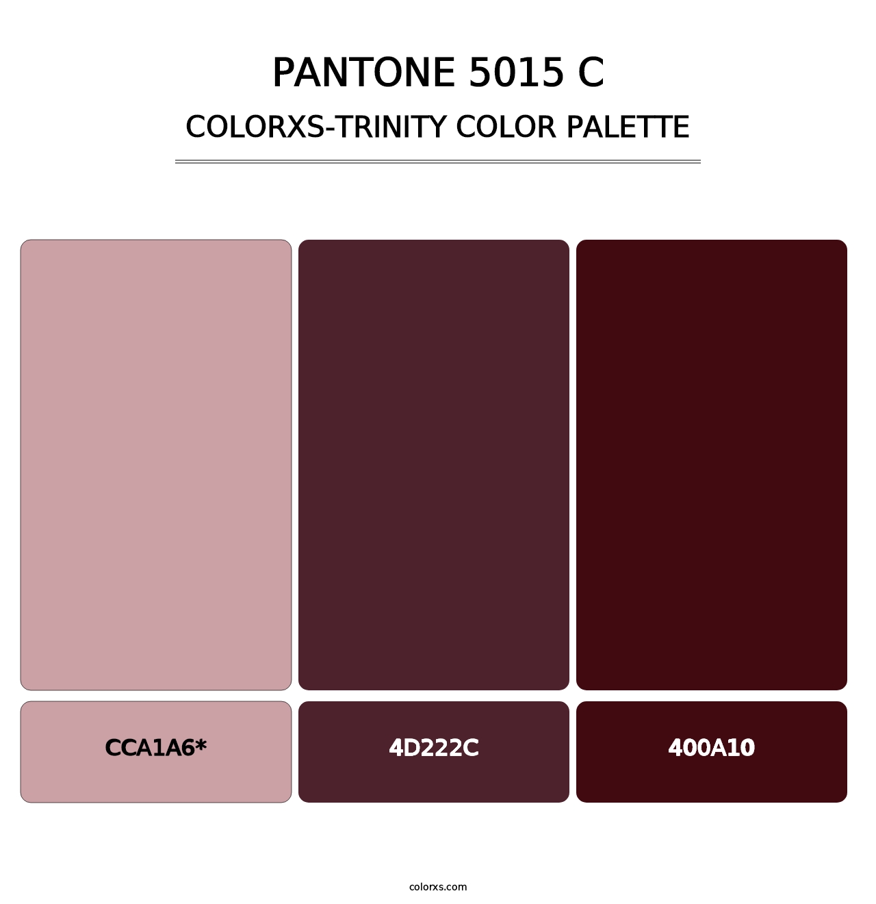 PANTONE 5015 C - Colorxs Trinity Palette
