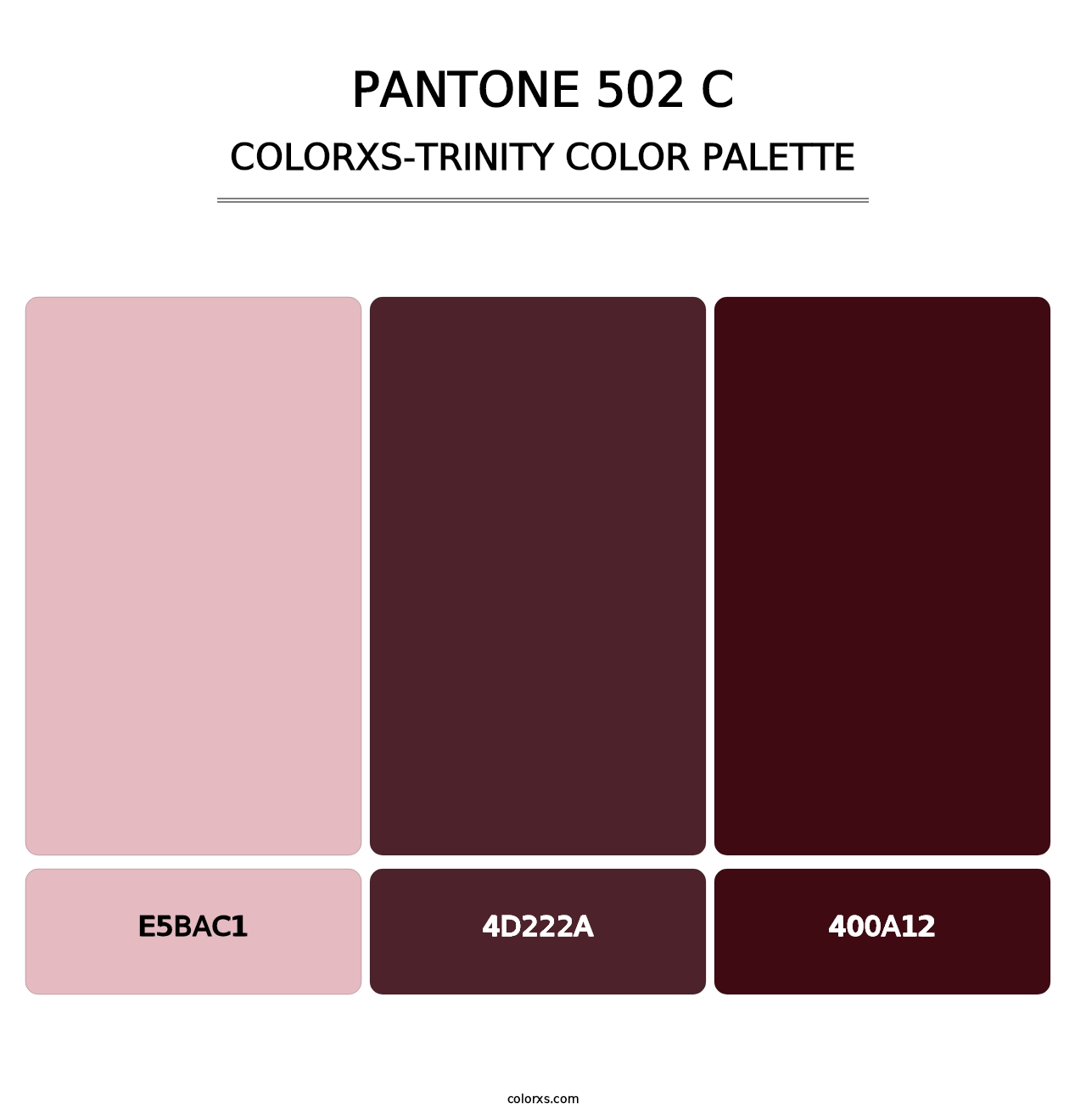 PANTONE 502 C - Colorxs Trinity Palette