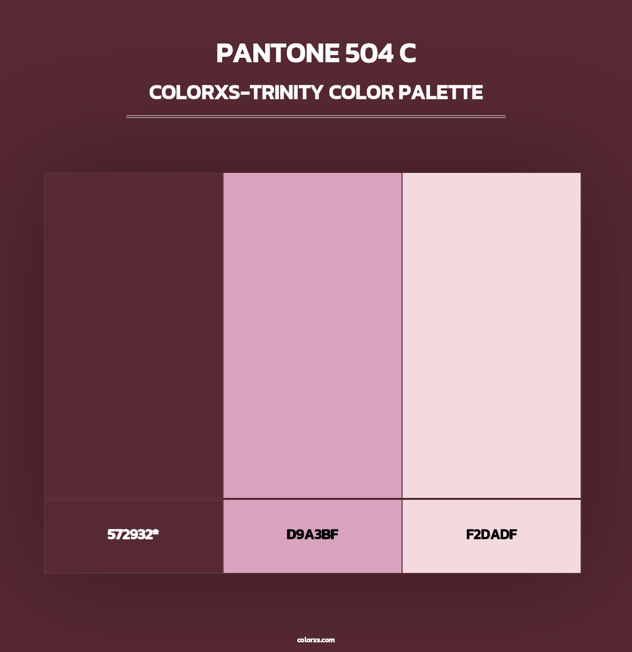 PANTONE 504 C - Colorxs Trinity Palette