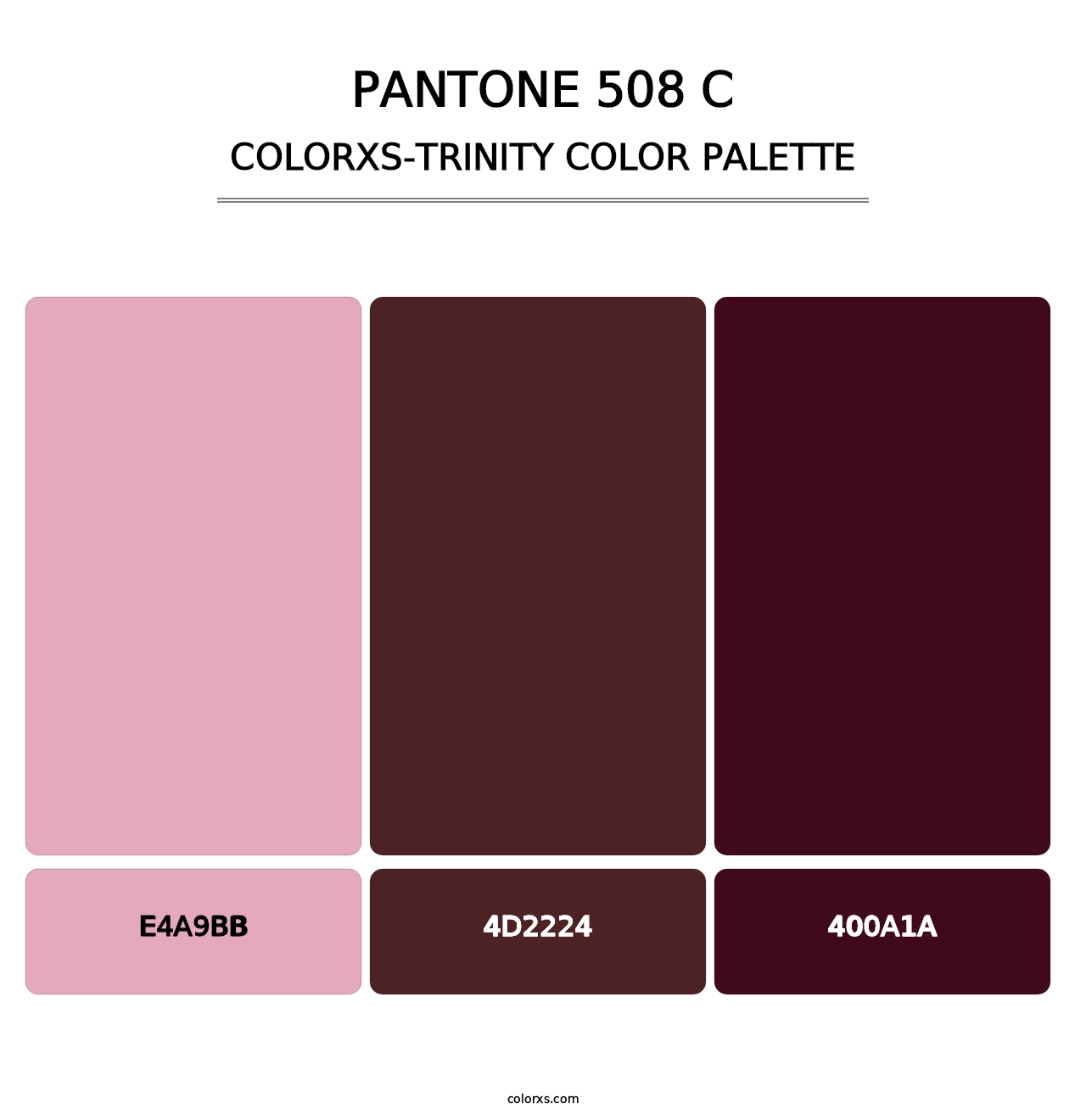 PANTONE 508 C - Colorxs Trinity Palette