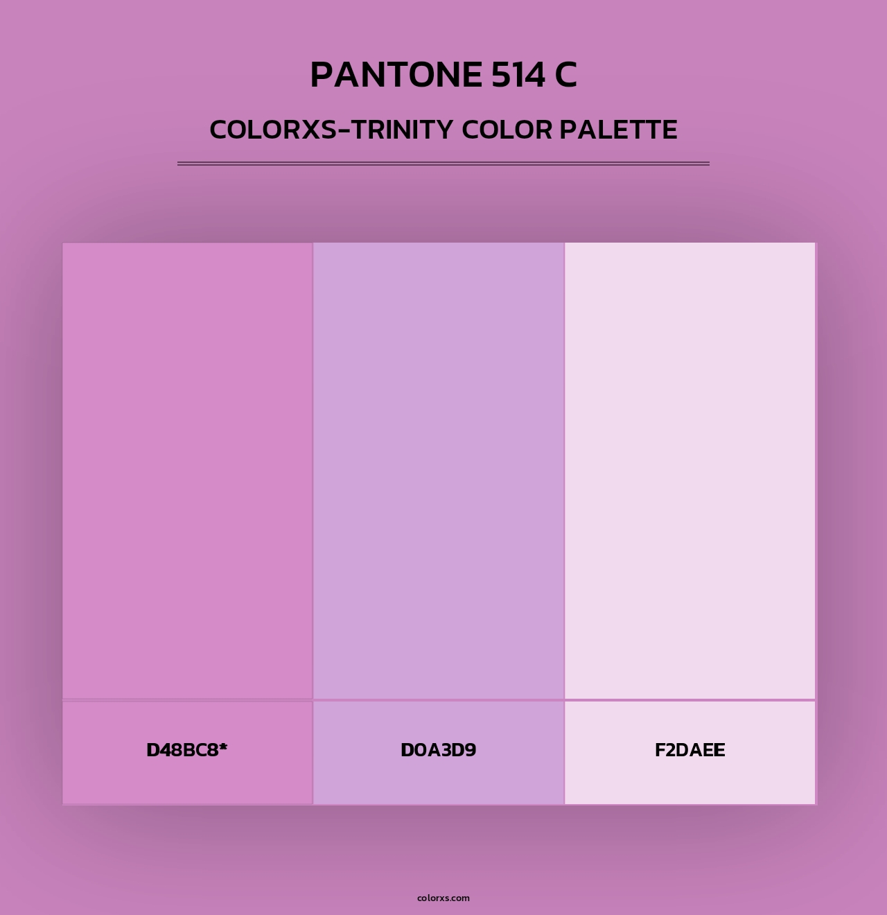 PANTONE 514 C - Colorxs Trinity Palette