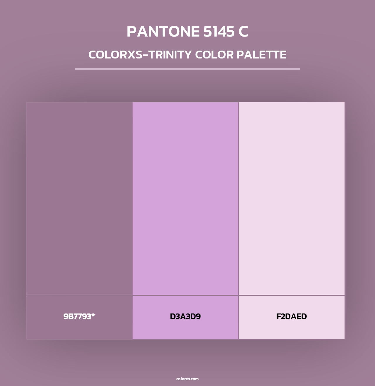 PANTONE 5145 C - Colorxs Trinity Palette