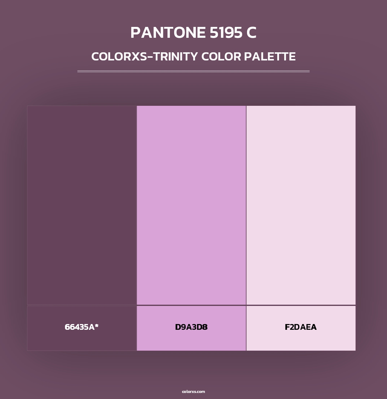 PANTONE 5195 C - Colorxs Trinity Palette