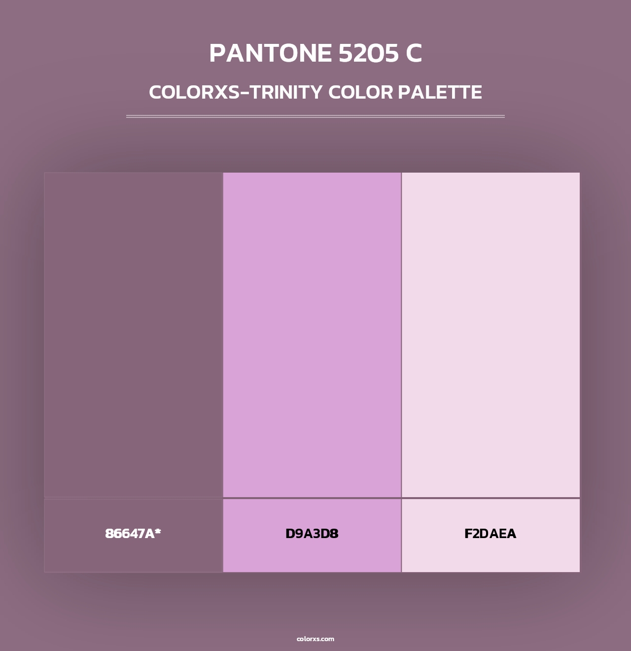 PANTONE 5205 C - Colorxs Trinity Palette