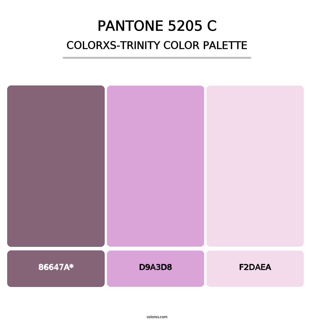 PANTONE 5205 C - Colorxs Trinity Palette