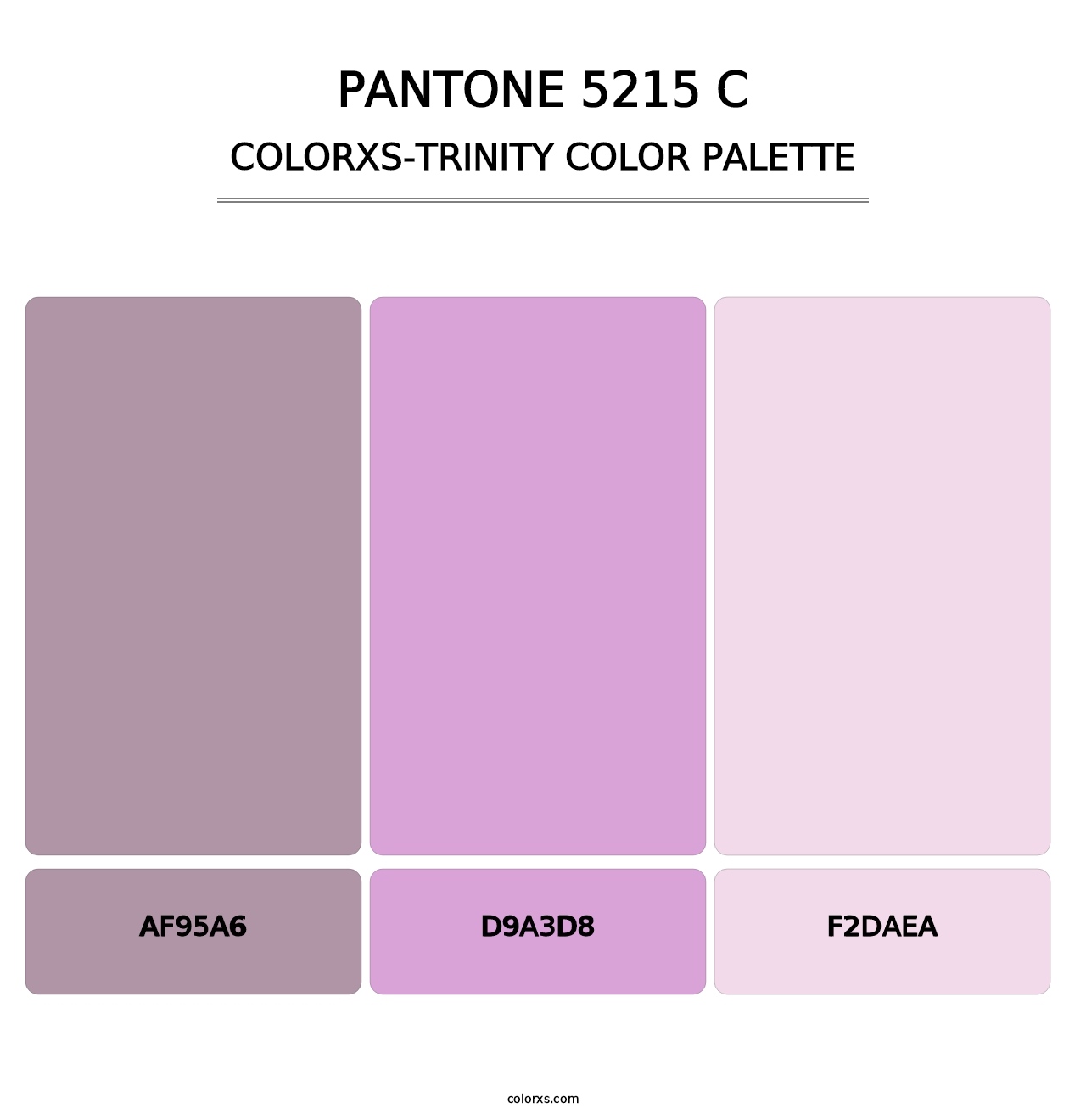 PANTONE 5215 C - Colorxs Trinity Palette