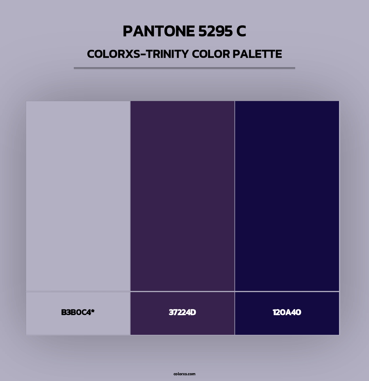 PANTONE 5295 C - Colorxs Trinity Palette