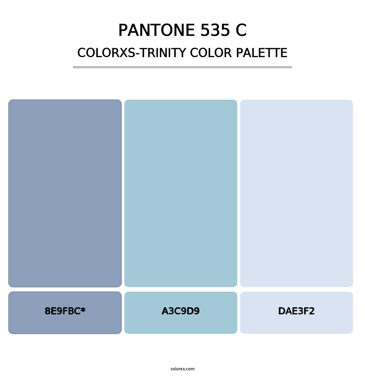PANTONE 535 C - Colorxs Trinity Palette