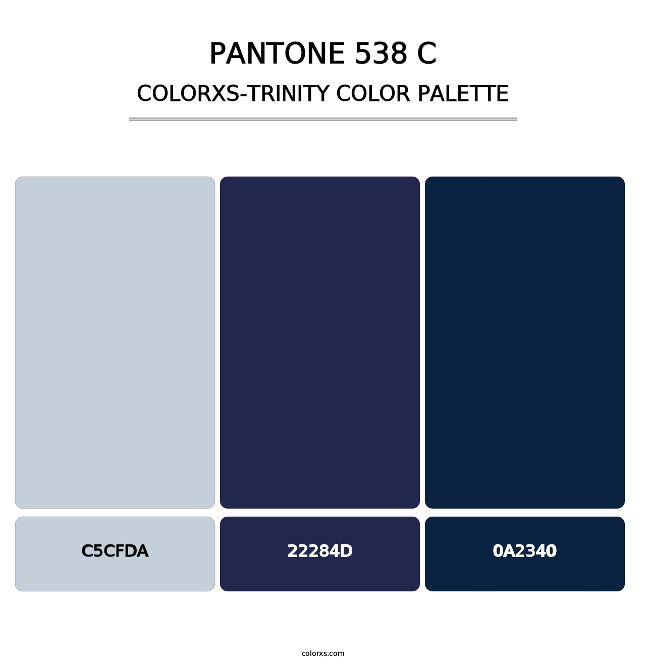 PANTONE 538 C - Colorxs Trinity Palette