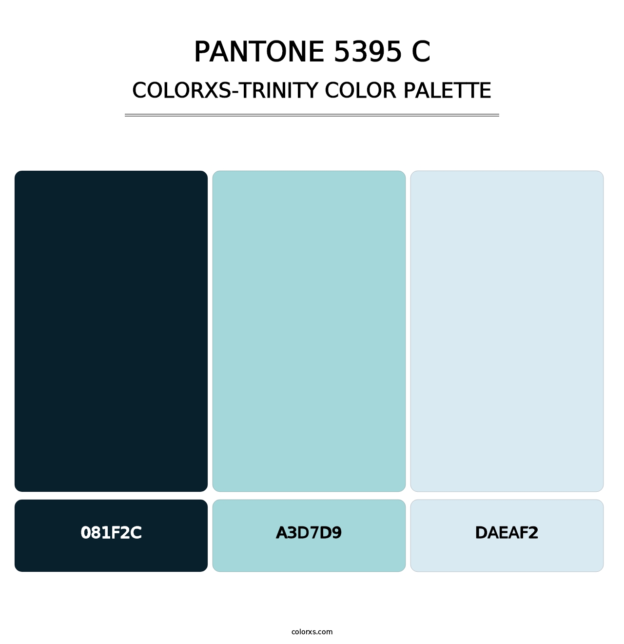 PANTONE 5395 C - Colorxs Trinity Palette