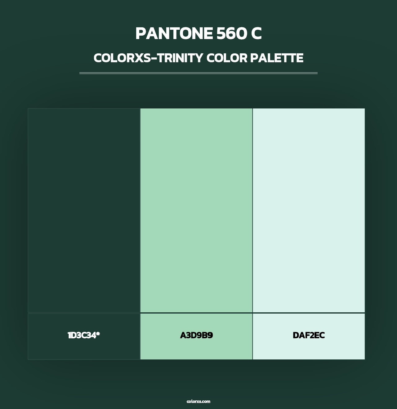 PANTONE 560 C - Colorxs Trinity Palette
